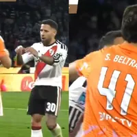Del reproche al abrazo: el gesto de Otamendi con Santiago Beltrán que no se vio