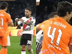 Del reproche al abrazo: el gesto de Otamendi con Santiago Beltrán que no se vio