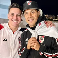 La increíble noche de un hincha de River: fue a la cancha, compró un piluso en la calle y se lo terminó regalando a Enzo Pérez