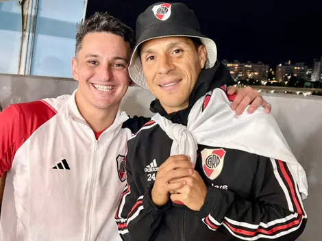 La increíble noche de un hincha de River: fue a la cancha, compró un piluso en la calle y se lo terminó regalando a Enzo Pérez