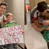 Emotivo gesto de Beltrán con un hincha que le escribió una carta porque estaba triste