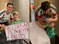 Emotivo gesto de Beltrán con un hincha que le escribió una carta porque estaba triste