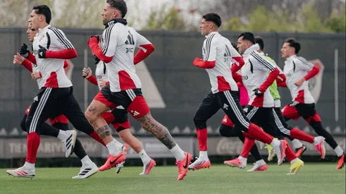River se entrena con vistas al partido frente a Racing y con el Superclásico en el horizonte.