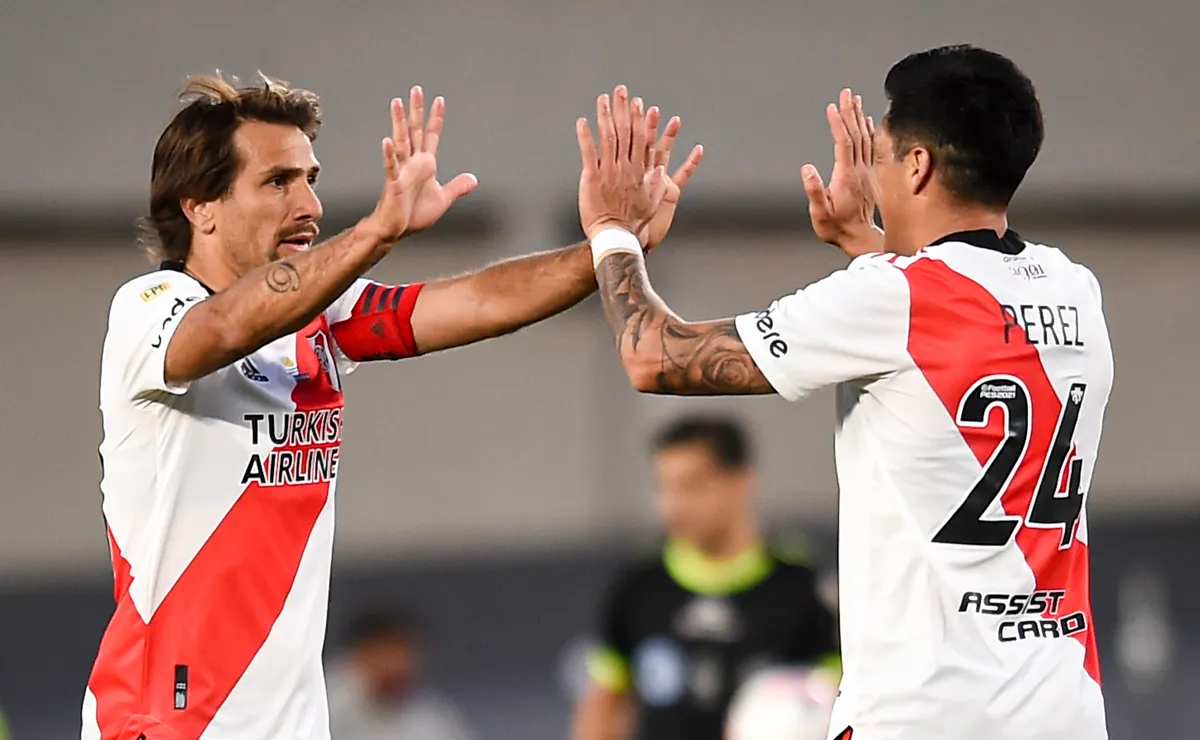 Enzo Pérez bancó al técnico de River.