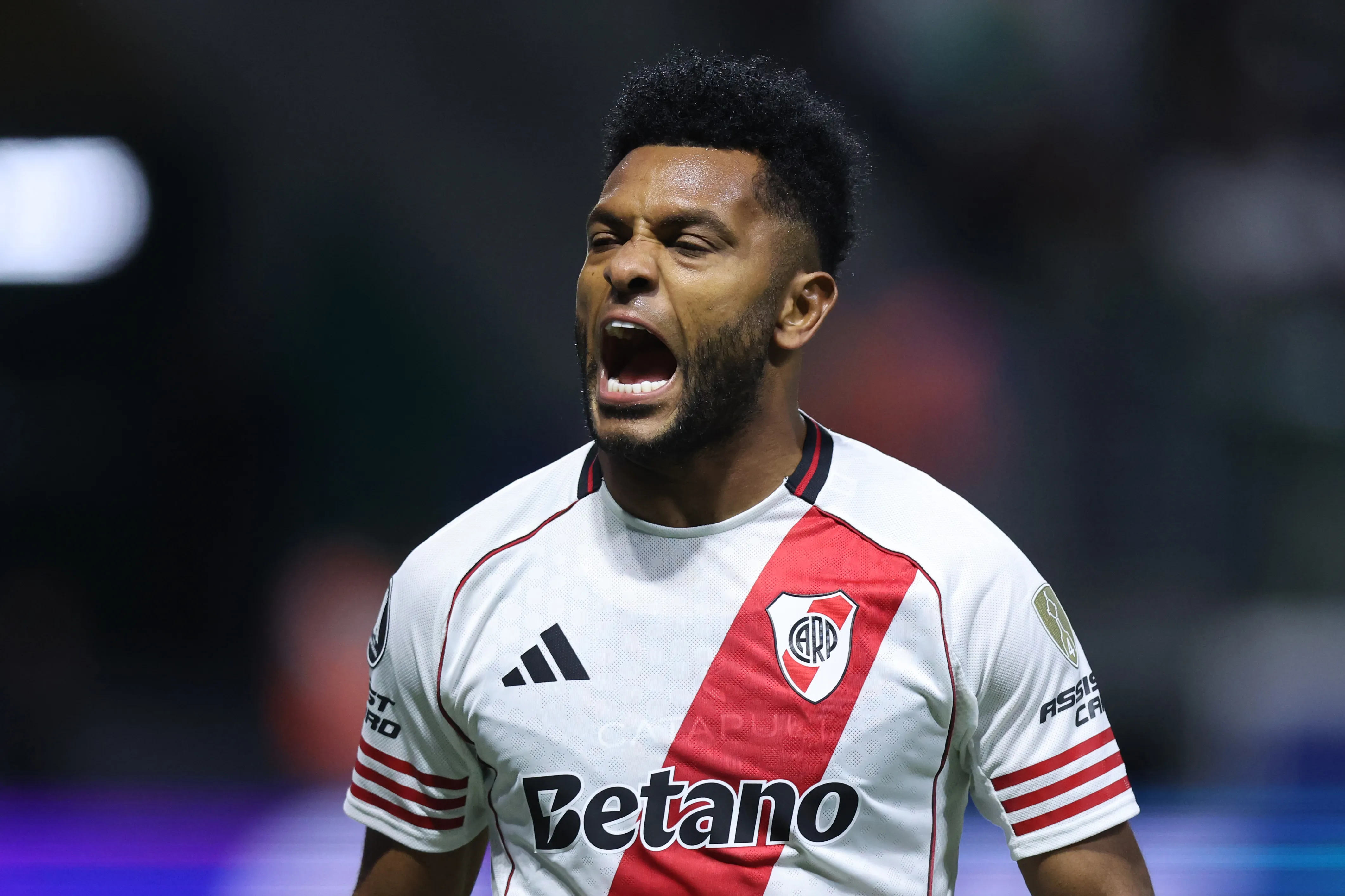 Borja disputó 159 partidos, convirtió 62 goles y ganó tres títulos en River. (Getty Images)