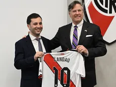 Di Carlo recibió a funcionarios de Estados Unidos en el Monumental