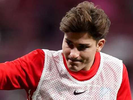 Tras convertir en Champions, Julián Álvarez volvió a marcar para Atlético de Madrid