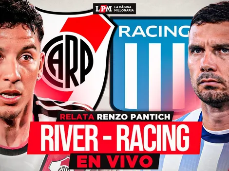 River vs. Racing: a qué hora juegan, TV y transmisión gratis minuto a minuto