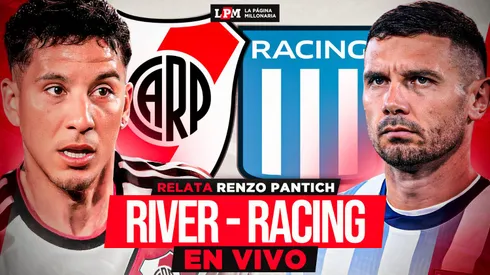 River vs. Racing: a qué hora juegan, TV y transmisión gratis minuto a minuto