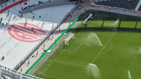Así luce el Monumental en la previa de River vs. Racing.