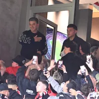 Marcelo Gallardo, presente en el Monumental para ver a River vs. Racing