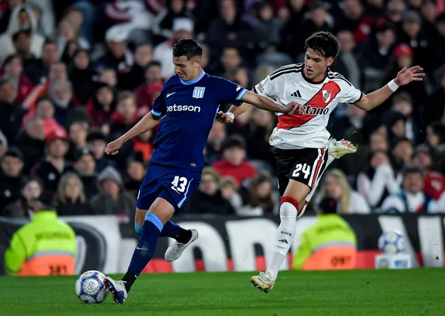 River alcanzó una diferencia de 53 partidoa a favor contra Racing en torneos profesionales de Primera División. (Getty Images)