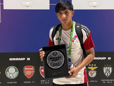 Quién es Thiago Marín, el jugador destacado de River en el debut en la Messi Cup