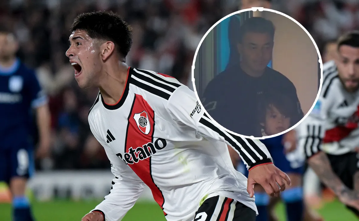 El Muñeco festejó como un hincha más.