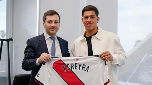 Pereyra firmó la renovación este lunes.