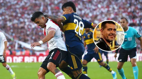 Riquelme salió a hablar para condicionar a los árbitros en la previa del superclásico