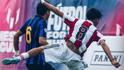 River le ganó a Inter por la Messi Cup.