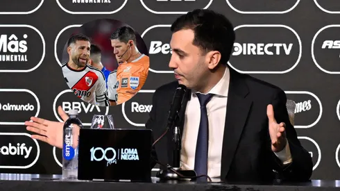 En River se mostraron disconformes por la elección del árbitro.