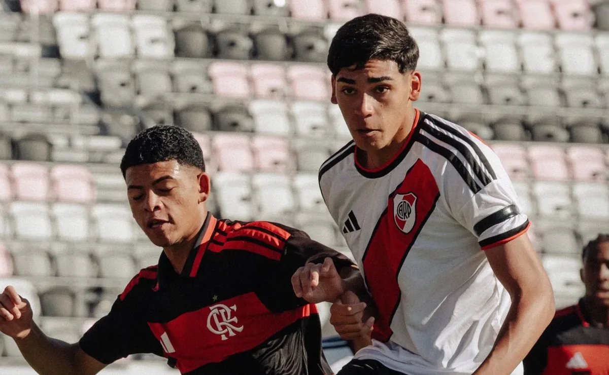 Los pibes de River superaron a los brasileños.