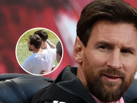 Enorme: el gesto de Messi con los chicos de River en la Messi Cup