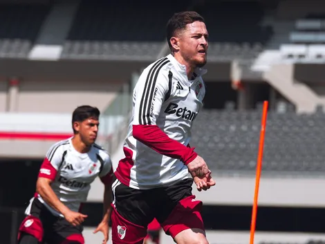 Anteúltima práctica antes de jugar contra Boca y Ponzio define la formación de River ¿sin Aníbal Moreno?