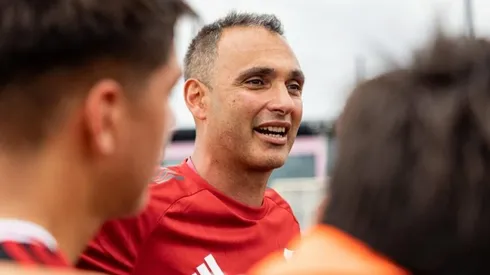 Martín Pellegrino llegó a River por un llamado de Gabriel Rodríguez, histórico coordinador de inferiores.