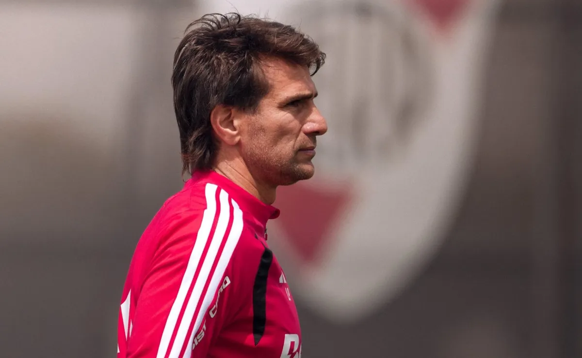 Ponzio dirigirá el noveno partido de su ciclo como DT de River.